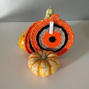 Crochet pot holders, Crochet kitchen decor, Thanksgiving gift